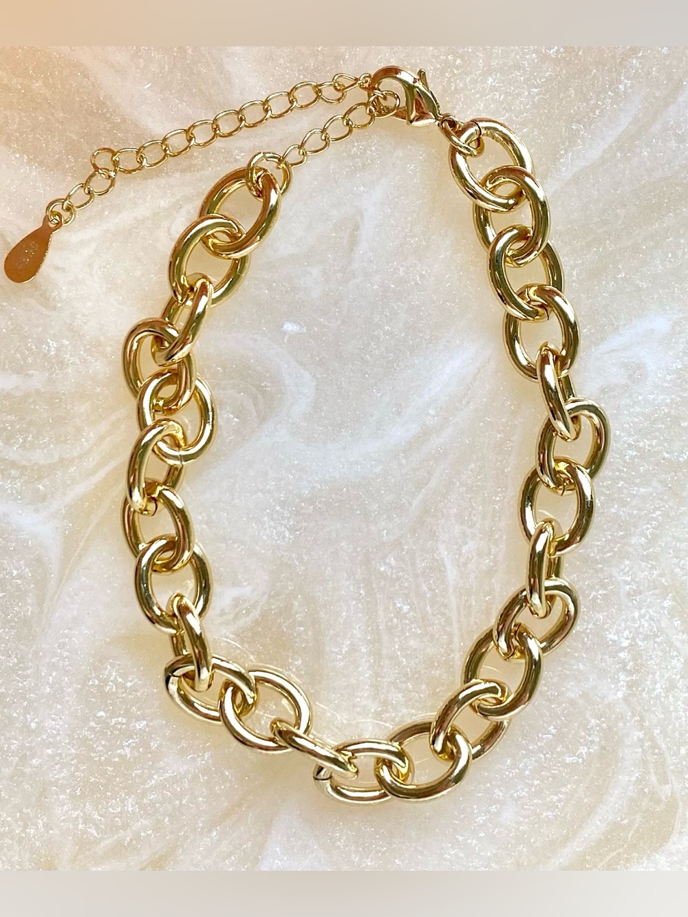 Gold Link Chain Bracelet